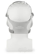 Current Style - Back View of the FitLife Total Face CPAP Masks - Dove Gray Headgear (Mannequin Not Included)