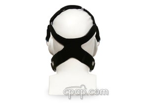 Previous Style - Back View of the FitLife Total Face Mask - Black Headgear (Mannequin Not Included)