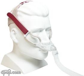 Product image for GoLife For Men Nasal Pillow CPAP Mask with Headgear Version 2