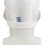 Softcap Headgear White - Back View (Mannequin Not Included)