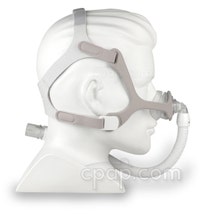 Side View of the Wisp Nasal CPAP Mask with Fabric Frame (Mannequin, Mask Frame, Cushion, and Tube Not Included)