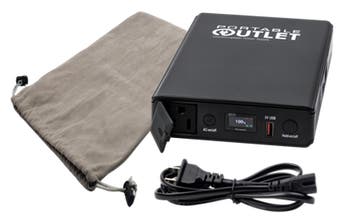 Portable Outlet UPS Battery with Bag and Power Cord