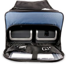 Luna Travel Bag with CPAP Machine and H60 Humidifier Inside