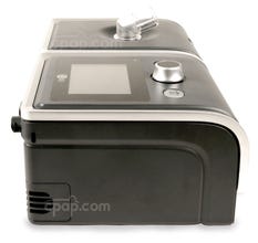 Side View of the Luna Auto CPAP Machine and H60 Humidifier