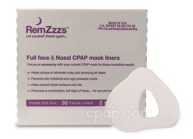 Product image for RemZzzs Padded Full Face CPAP Mask Liners (30-day Supply)