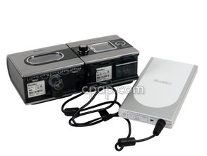 RPS II Battery Connected to S9 CPAP using S9 DC Cable for RPS II (Battery & CPAP Machine Not Included)