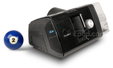 AirSense™ 10 CPAP Machine with HumidAir™ Heated Humidifier (Billiards Ball Not Included)