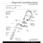 Product image for Mirage Swift™ and Mirage Swift™ II Replacement Short Tube Assembly (elbow, short tube, and swivel)
