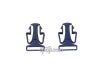 Image for Lower Headgear Clips for Quattro™ FX and Mirage Liberty™ Full Face Mask (2 pack)