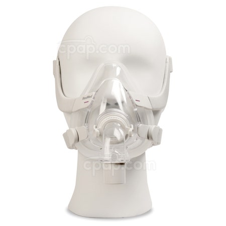 AirFit™ F20 For Her Full Face CPAP Mask with Headgear - Front View (Mannequin Not Included)