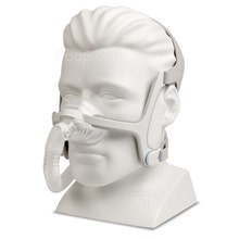 AirFit™ N20 Nasal CPAP Mask with Headgear - Angled View (Mannequin Not Included)