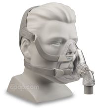 AirTouch™ F20 Full Face CPAP Mask with Headgear - Angled (Mannequin Not Included)