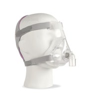 Quattro Air For Her Full Face Mask with Headgear - Angle Front - Shown on Mannequin (Not Included)