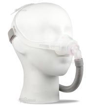 Swift FX Nano For Her Nasal CPAP Mask with Headgear - Angled Front - On Mannequin (Not Included)
