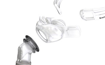 Product image for ResMed Swift™ FX Nasal Pillow CPAP Mask with Headgear - Thumbnail Image #7