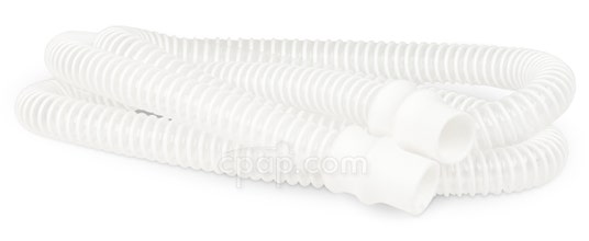 White 6 Foot Performance Tubing (22mm) with Easy Grip Cuffs - folded