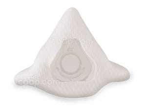 View of the Silent Night Nasal CPAP Mask Liner on the Mask Frame