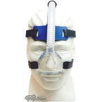 Product image for IQ Blue Nasal CPAP Mask with StableFit Headgear