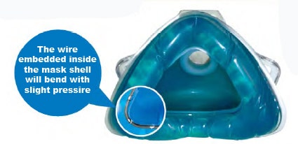 Product image for IQ Nasal CPAP Mask with 3 Point Headgear - Thumbnail Image #2