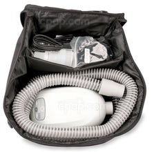 Inside View of the Travel Bag Packaged with Transcend CPAP Machines - Current Style (Machine & Accessories Not Included)