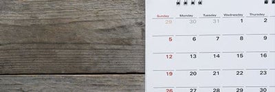 Calendar of CPAP replacement schedule