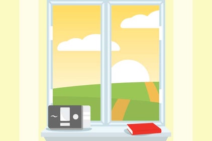 a drawing of an airsense 10 on a window sill