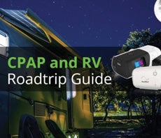 starry night with RV and cpap machines